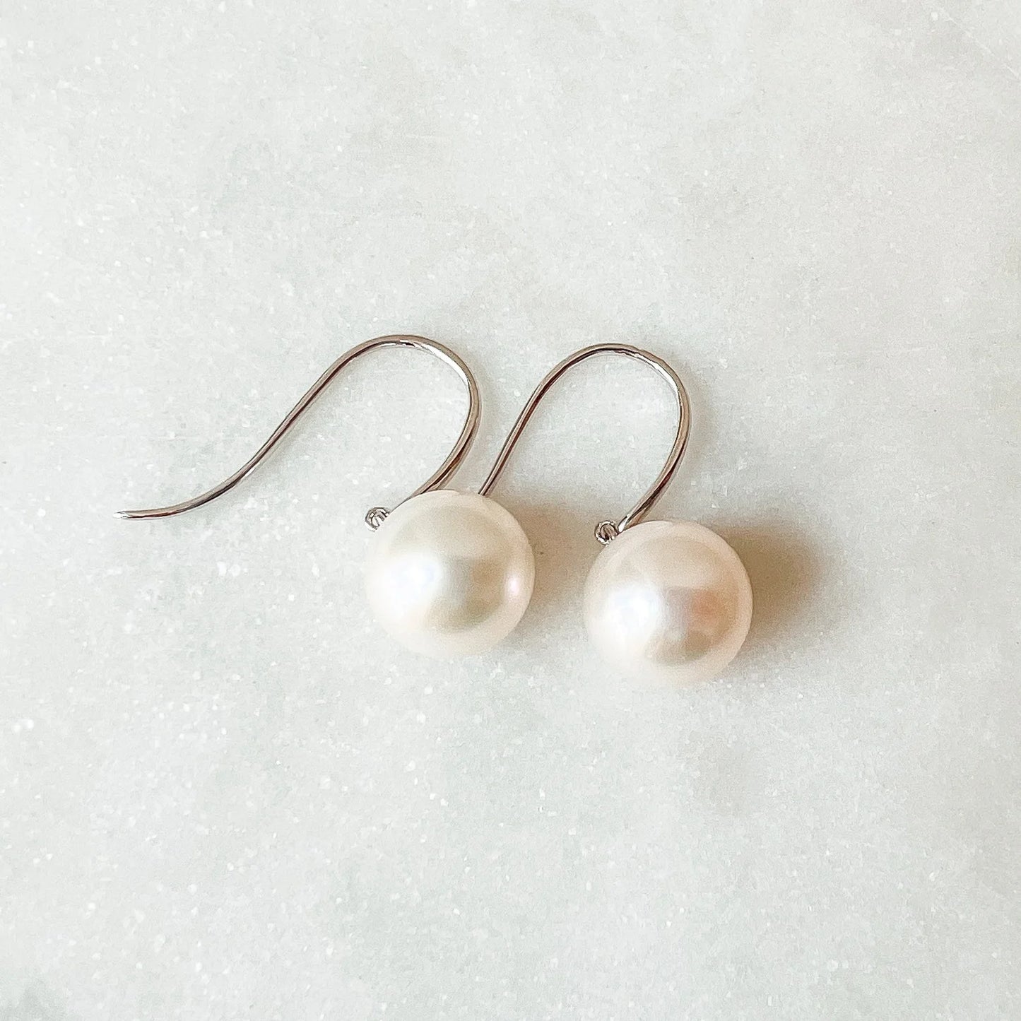 18K Akoya Hook Earrings