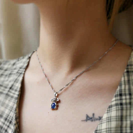 Sterling Silver Koala Hug Triplet Opal Pendant