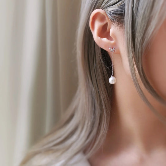 (Custom-made only) 18K Canna Southsea Dangling Earring