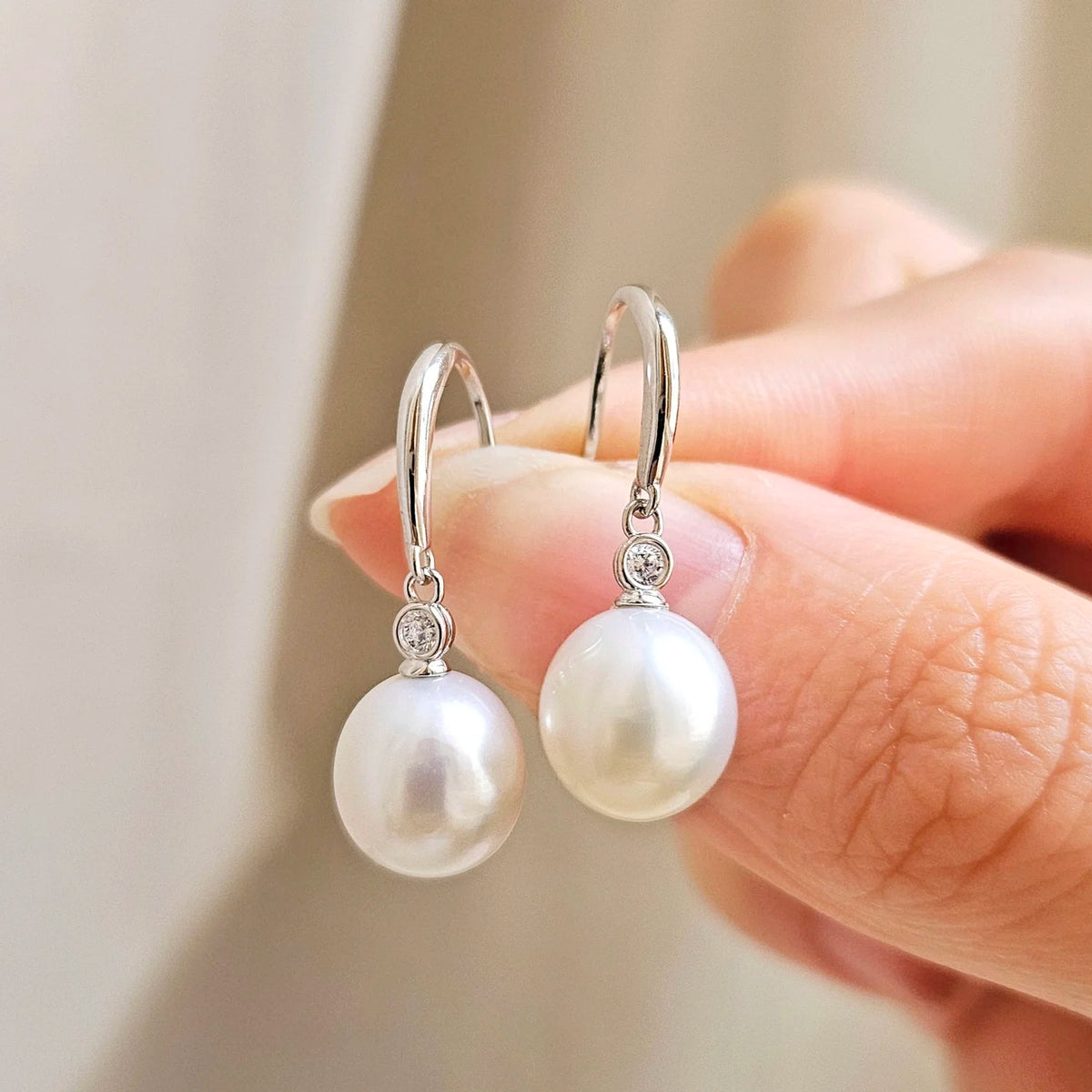 Emily South Sea Pearl Drop Earrings