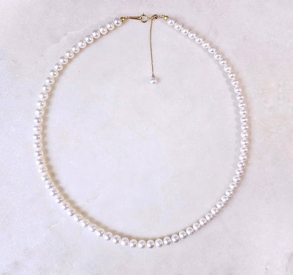 18K Luminous Baby Akoya Necklace (5-5.5mm)