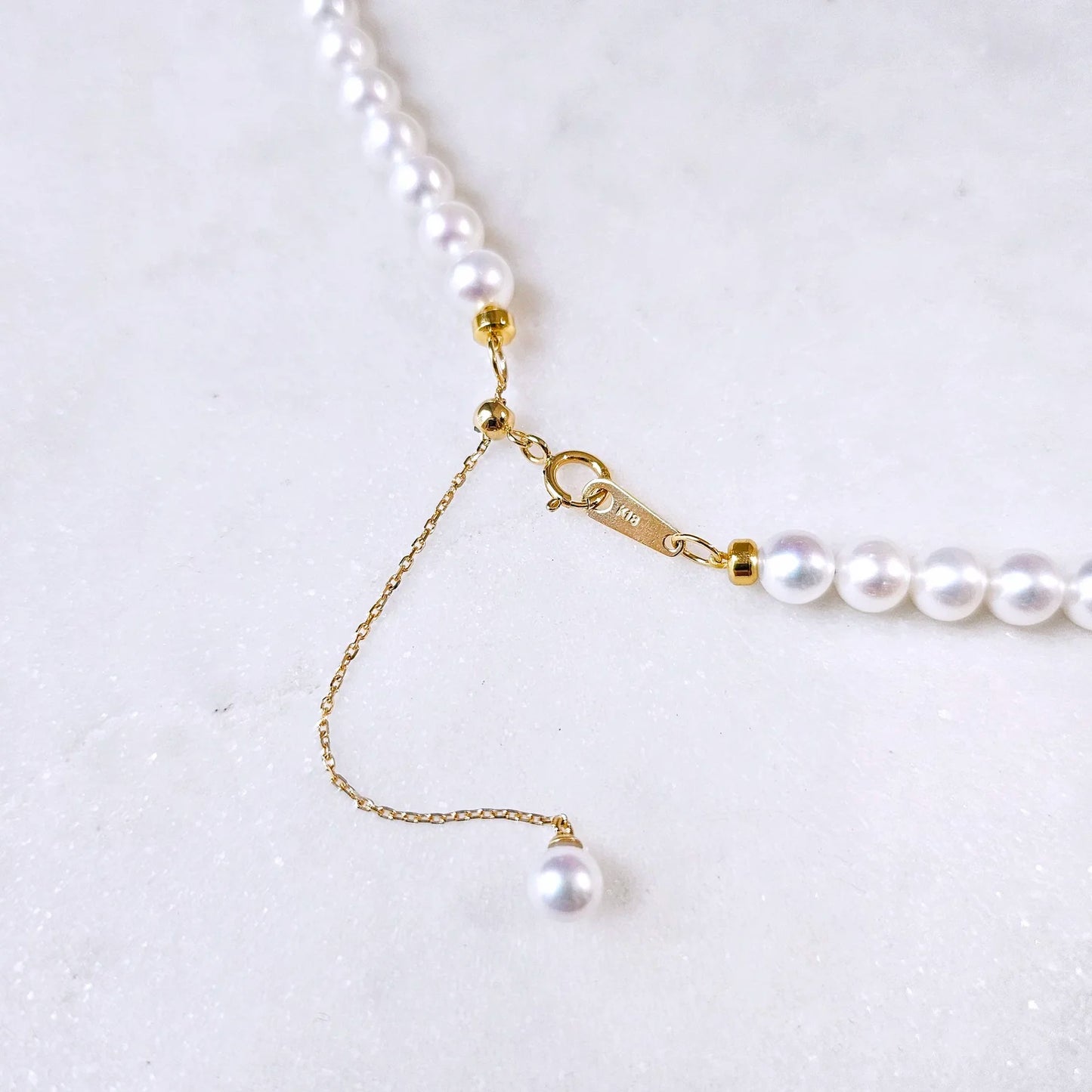 18K Luminous Baby Akoya Necklace (5-5.5mm)