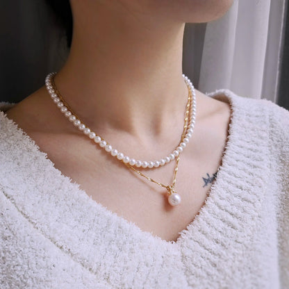 18K Luminous Baby Akoya Necklace (5-5.5mm)