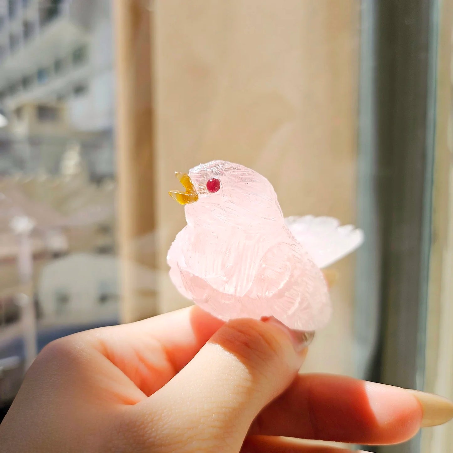 Pink Crystal Bird
