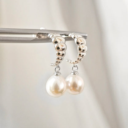 Bubble Freshwater Pearl Earrings