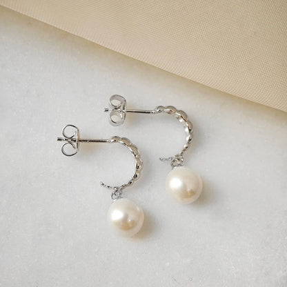 Bubble Freshwater Pearl Earrings