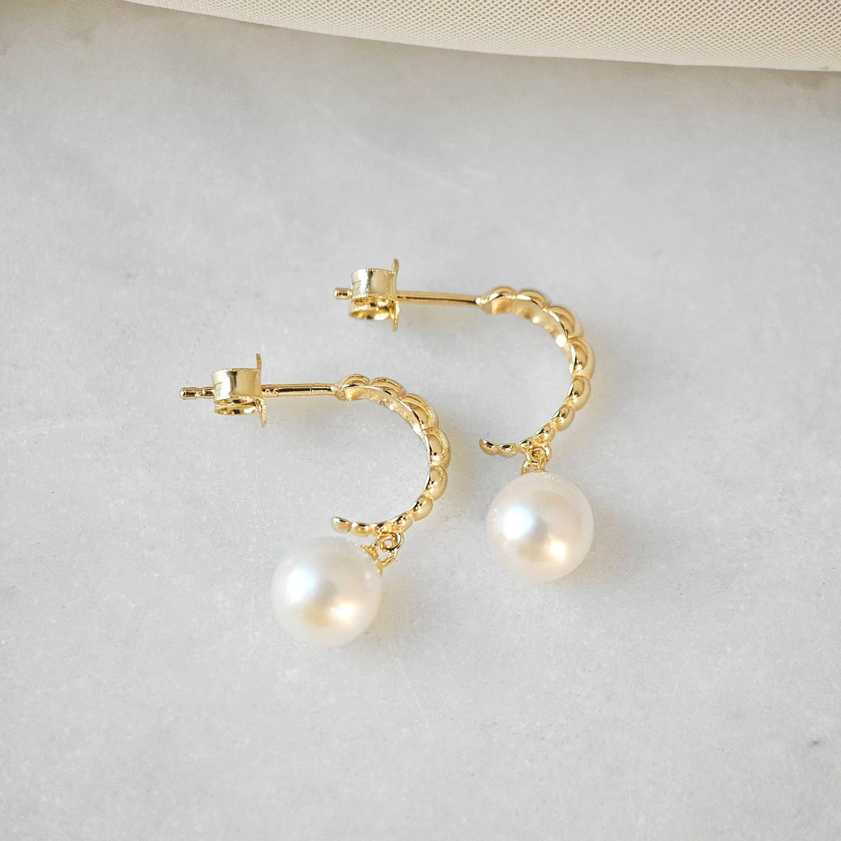 Bubble Freshwater Pearl Earrings