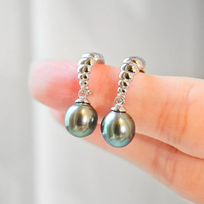 Bubble Tahitian Pearl Earrings
