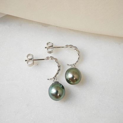 Bubble Tahitian Pearl Earrings