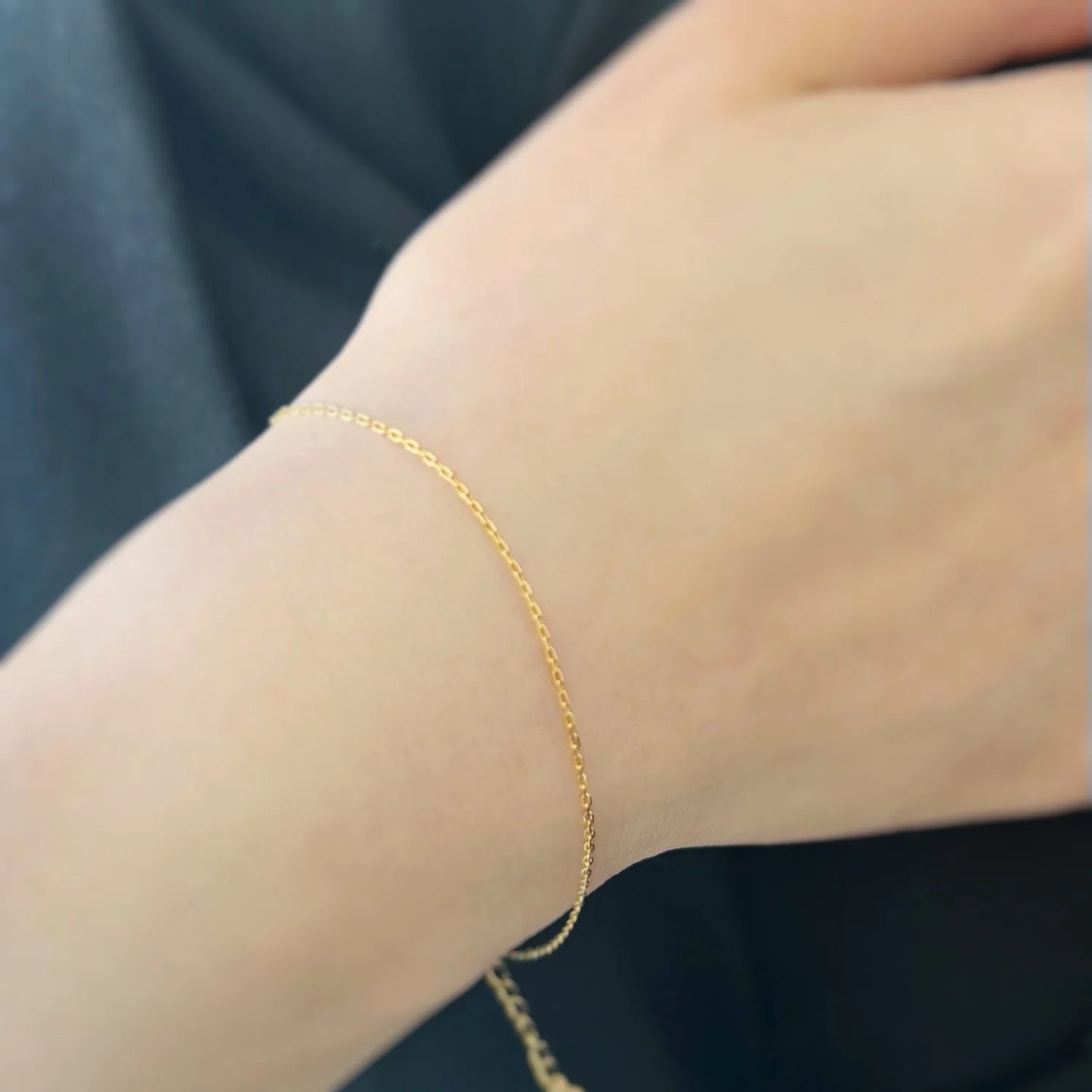 18k Gold Chain Bracelet