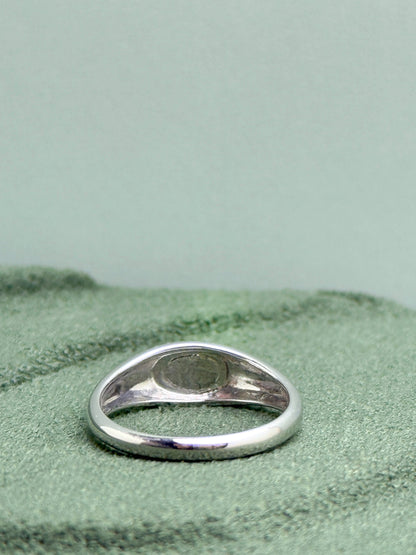 18K Bubble White Opal Ring