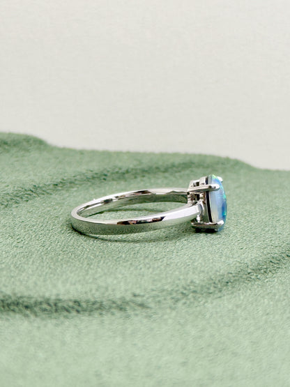 14K Frida Triplet Opal Ring