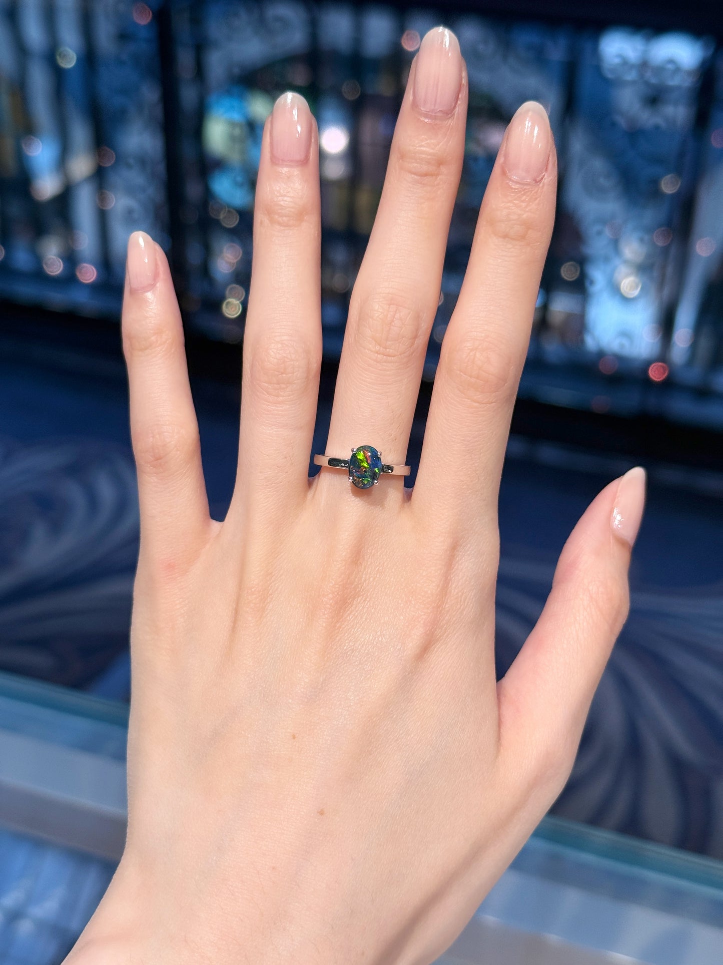 14K Frida Triplet Opal Ring