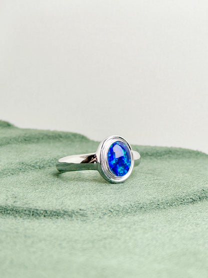 18K Samantha Triplet Opal Ring