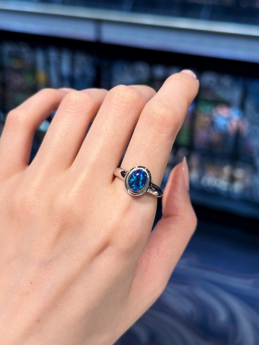 18K Samantha Triplet Opal Ring