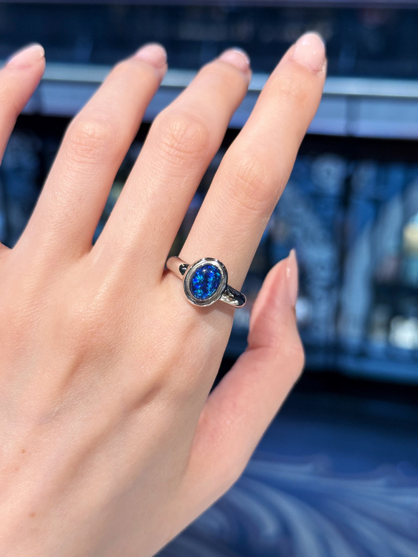 18K Samantha Triplet Opal Ring