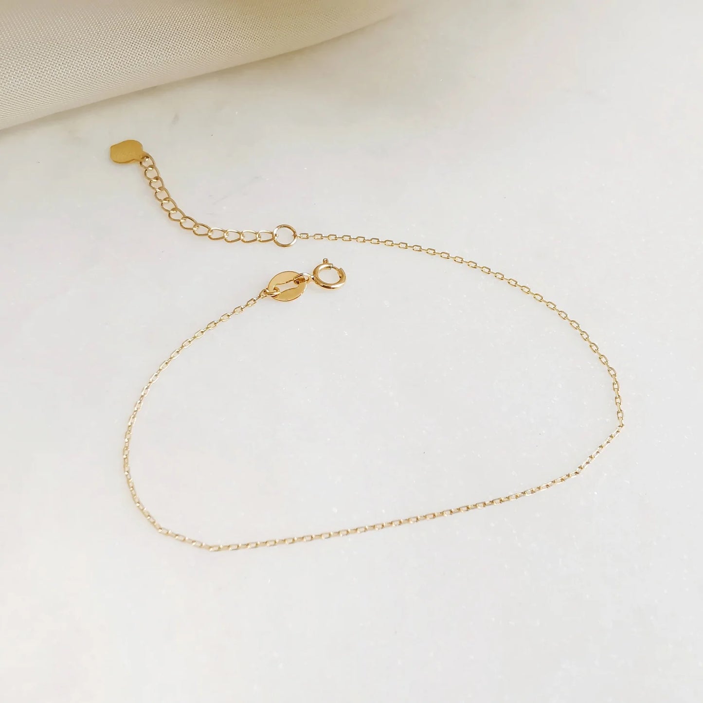 18k Gold Chain Bracelet