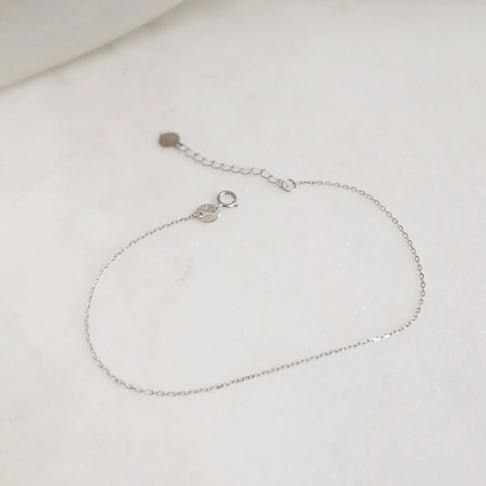 18k Gold Chain Bracelet