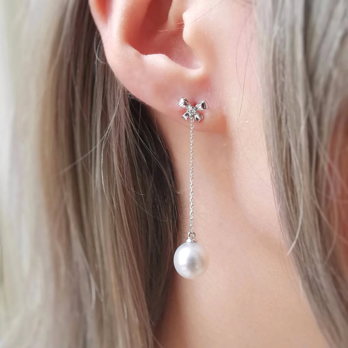 (Custom-made only) 18K Canna Southsea Dangling Earring