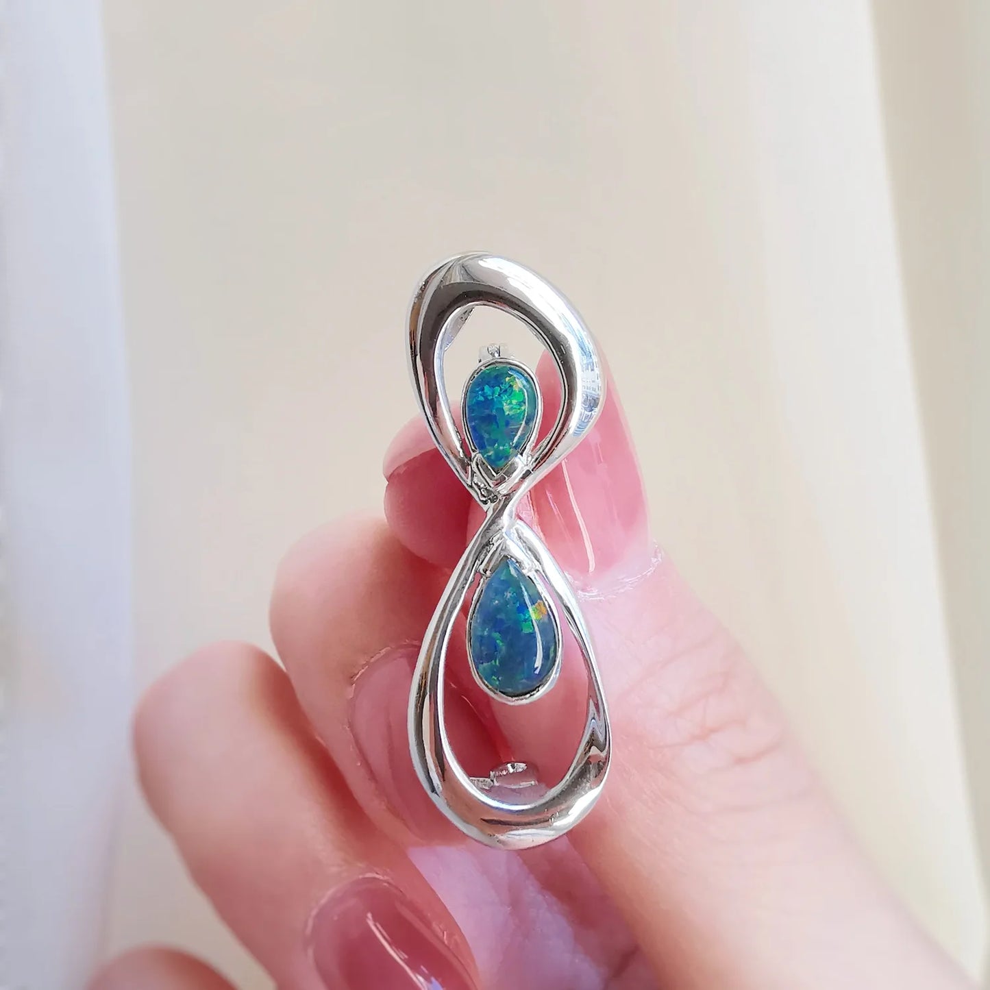 Sterling Silver Jayden Triplet Opal Brooch
