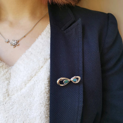 Sterling Silver Jayden Triplet Opal Brooch