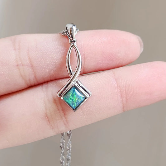 Sterling Silver Reagan Triplet Opal Pendant