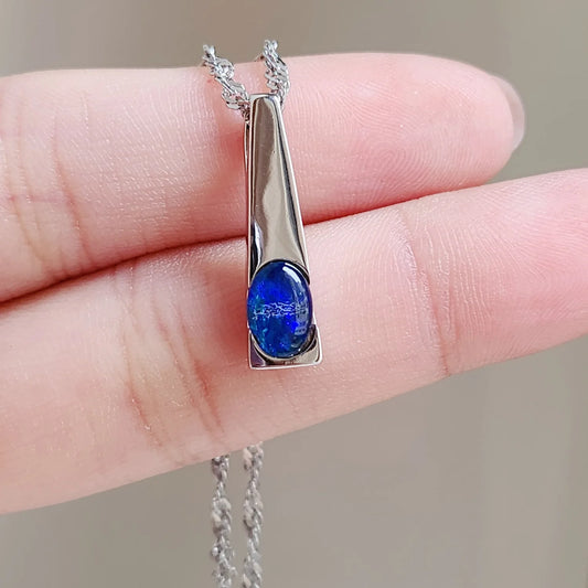 Sterling Silver Valeria Triplet Opal Pendant