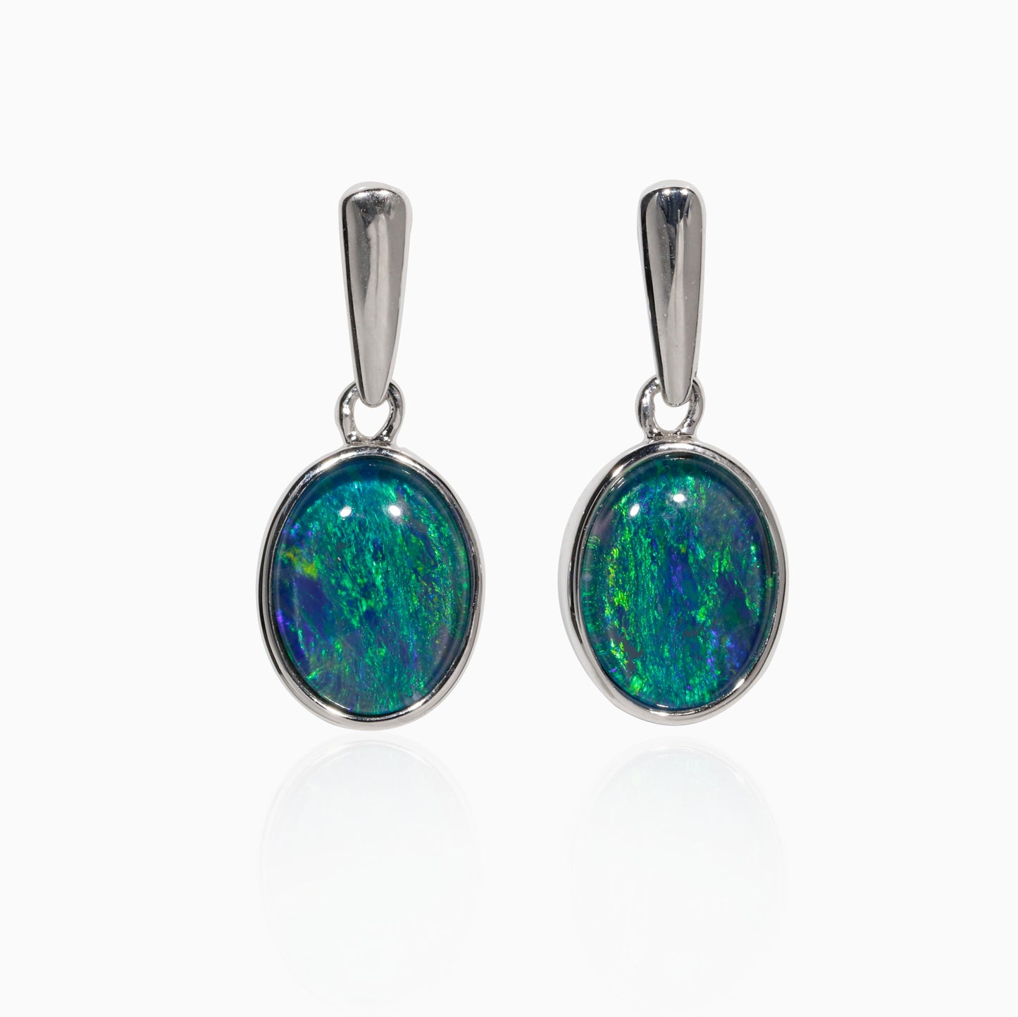 Sterling Silver Sylvie Opal Drop Earrings